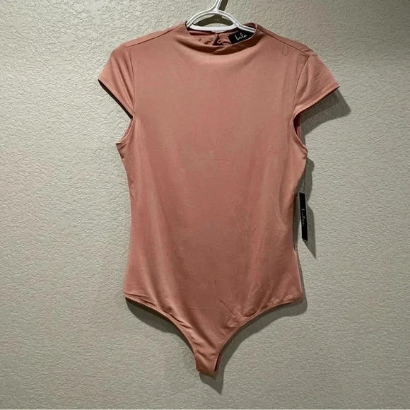 Lulus Bodysuit “NWT” Peach Women’s Size Large Style# VT2950 - Picture 3 of 16